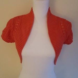 Arizona Jeans coral bolero sweater